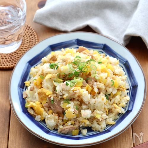 家にある材料で簡単！感動のおいしさ！ツナとたくあんの絶品炒飯