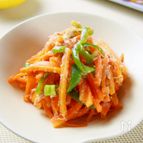 【免疫力】電子レンジで！にんじんとピーマンの甘酒味噌きんぴら
