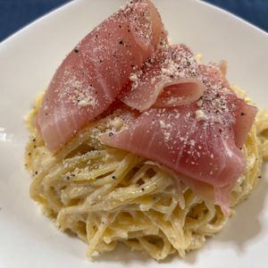 こならの作ってみた!投稿(ヘルシー*冷製カルボナーラ(生クリーム&牛乳不使用))