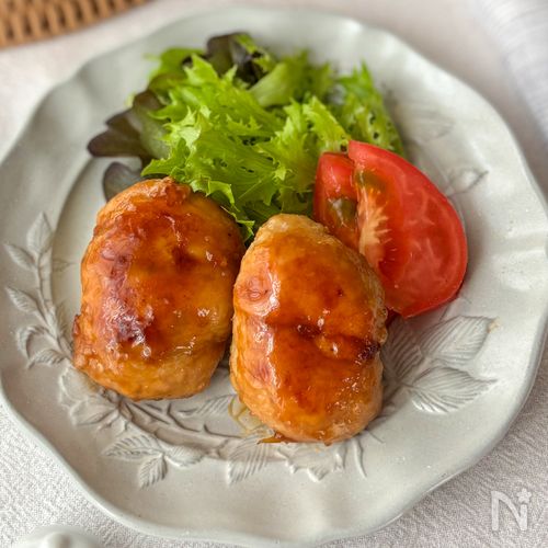 【長いもチーズ肉巻き】ホクトロッ♪