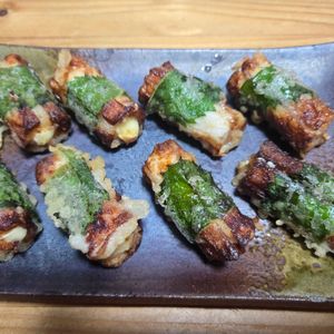 447588の作ってみた!投稿(【梅しそチーズのちくわ天】あっという間になくなるおつまみ)