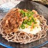 10分で簡単！がっつり肉乗せ♡とろろ蕎麦