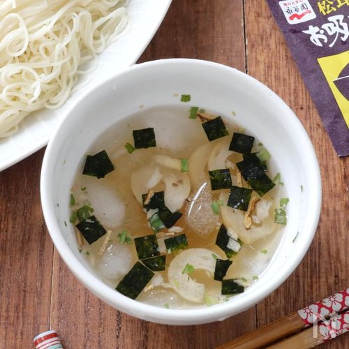 【インスタントで簡単】お吸い物つけそうめん