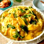 ワンパン10分で！とろとろ♪【あんかけニラ玉丼】