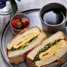 レンジで簡単！だし巻きサンドイッチ