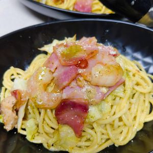 もんぶらん°・*:.。.☆の作ってみた!投稿(ジェノベーゼパスタ)