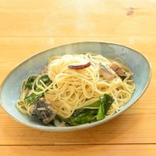 ねこまっしぐら。サバ缶パスタ