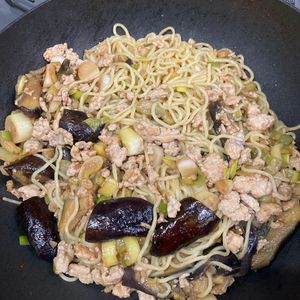 そら・ゆずの作ってみた!投稿(なすと鶏そぼろの甘辛煮)