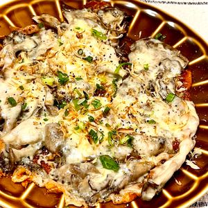 michuの作ってみた!投稿(舞茸のカリカリチーズ焼き)