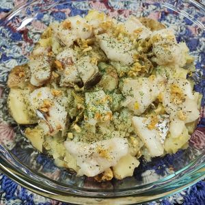 M＊Pの作ってみた!投稿(シンプル美味しい！【鱈とじゃがいものガーリックオイル焼き】)
