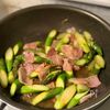 アスパラレモンバター炒めの工程1