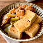 材料3つ！10分で味しみ♪【焼きねぎ鶏豆腐】