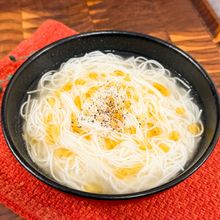 やる気1%でさっぱり鶏しおそうめん