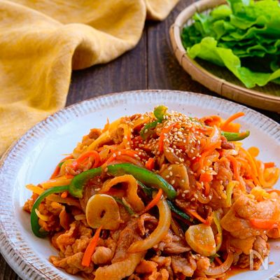 にんにくマシマシ！ピリ辛テジ（豚肉）プルコギ