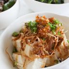 『豆腐とカリカリごぼうの甘辛冷奴』＃おつまみ