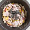 豚ばらとさつま芋の炊き込みごはん│秋に食べたいほっこりごはんの工程3