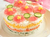 ひな祭りケーキ寿司