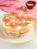 ひな祭りケーキ寿司