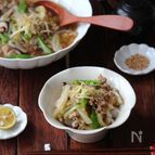 白菜の生姜そぼろあん。