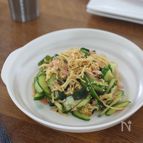 切干し大根とハムきゅうりの中華サラダ