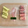 コロコロズッキーニの甘辛肉巻きの工程2