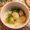 【業スー】冷凍むきえびでパパッと♪えびと白菜のミルクスープ