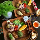 本日のお子様ランチ♡メイン・3種のつくね