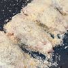 面倒な衣付はマヨにお任せ✨ザクっと明太ささみカツ🐔の工程3