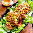 ごはんビールレタスが最高！絶品ネギだくじゅわじゅわ油淋鶏