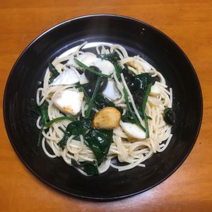 Nao★彡の作ってみた!投稿(塩たらとほうれん草のパスタ)