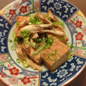 たりおの作ってみた!投稿(レンジで5分！【厚揚げと舞茸のすき煮】)