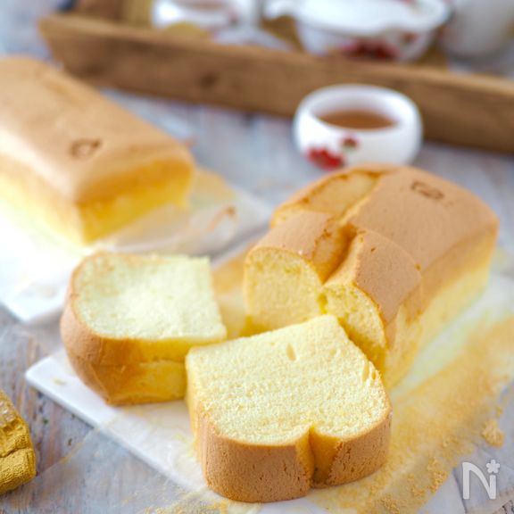 HMで簡単！パウンド型で焼く、台湾カステラ