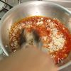 【再現】カプリチョーザの!トマトとにんにくのスパゲティ♪の工程5
