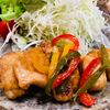 のんちの作ってみた!投稿(鶏肉のカレー照り焼き・千切りマヨきゃべつを添えて♪)