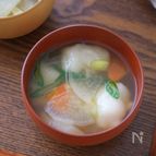 お餅簡単アレンジ♪胃に優しいすいとん風