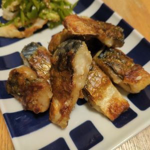 tacoの作ってみた!投稿(外はカリッと中はふっくら♡香ばし塩サバのさっぱり焼き)