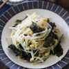 うまい！誰かとめて！豆もやしと韓国海苔のナムル