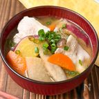 【具だくさん！秋野菜のほったらかし豚汁】