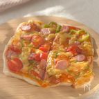 おかわり止まらない！材料のせるだけ【絶品餅ピザ】