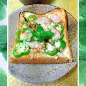 チョロリスの作ってみた!投稿(【カレー香るピザトースト】やみつきになる美味しさ！)