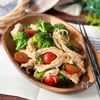 さっぱりヘルシー!蒸し鶏とブロッコリーの中華風サラダ