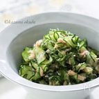 クセになる美味しさ！火を使わず超簡単【塩だれツナきゅうり】