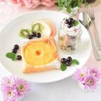 パイナップルのペストリー♡デザートプレートランチ
