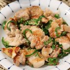 簡単でおすすめ！鶏もも肉とピーマンの明太子炒め