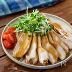 【アレンジ自由自在✨】レンジでチャーシュー風鶏むねスライス