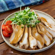 【アレンジ自由自在✨】レンジでチャーシュー風鶏むねスライス