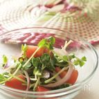 豆苗のエスニックサラダ
