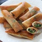【ほうれん草ベーコンチーズ春巻き】パリッ！そのままで旨っ！