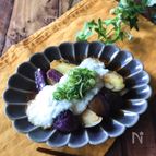 『とろろ』でひと工夫♡なすの揚げびたし
