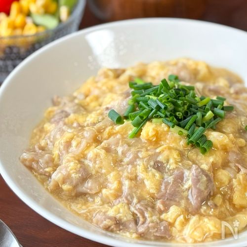 包丁まな板使わない✨ふわとろ豚こま丼🐷